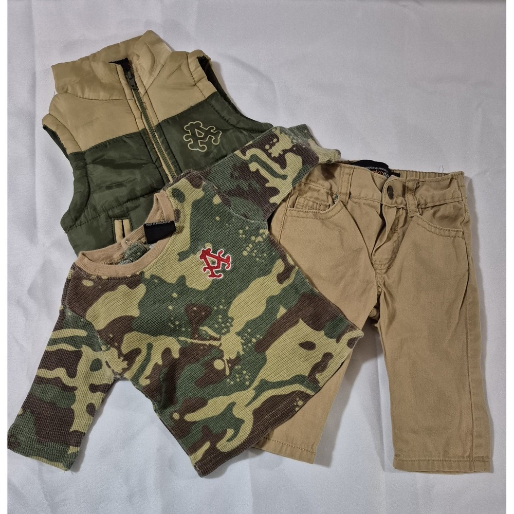 Infant 0-3 Months Akademiks 3 Piece Set (S1556B)